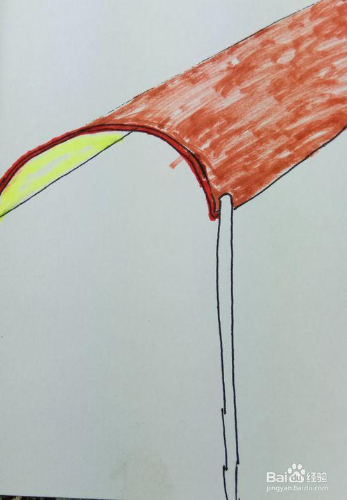 棚子简笔画幼儿