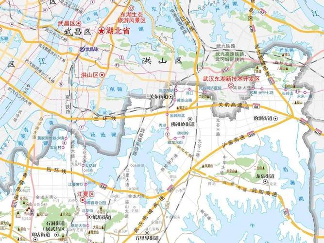 2021年江夏区地图发布_武汉市