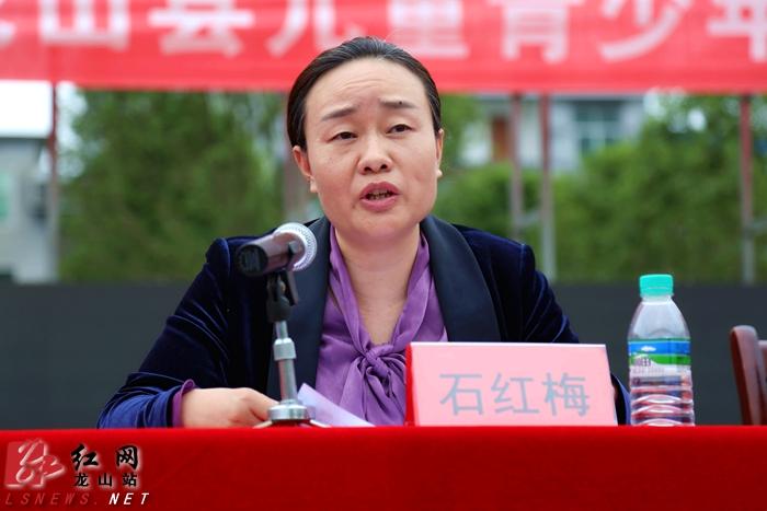 县委常委,县委组织部部长石红梅讲话