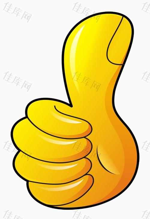 金色大拇指图标