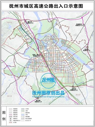 根据《抚州市城市总体规划》,临川主城向东跨越抚河的空间布局方案