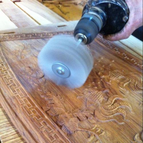 进口杜邦丝花头木材红木家具打磨花头木雕木工磨头