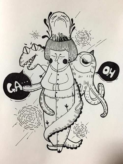 本子上的涂鸦|插画|插画习作|周老蔫儿 - 原创作品