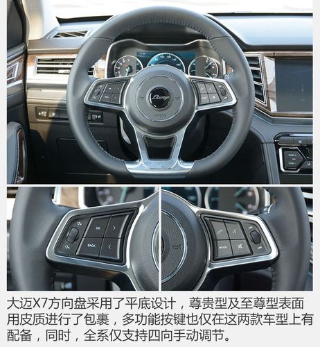 荐1.8t 手动尊贵型 众泰大迈x7购车手册