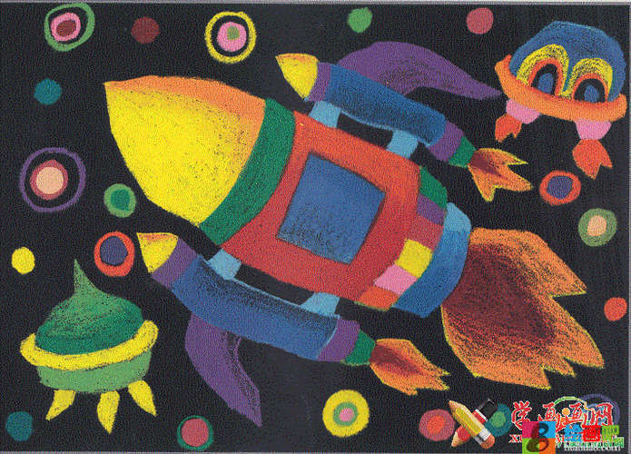 科幻画宇宙飞船图片大全