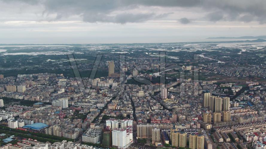 东兴市城市大景