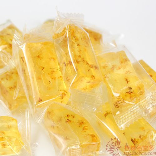 桂泓源水晶糕 桂花软糖 橡皮糖 小时候吃的怀旧零食糖果qq糖 250g