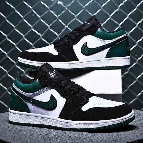 aj男鞋正品扣碎倒钩正版欧文篮球鞋low莆田夏季鞋子aj1低帮才欧篮球鞋