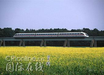 德国transrapid技术建造的磁悬浮火车