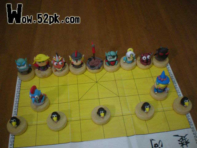 魔兽世界软陶工艺:魔兽象棋版(部落方)