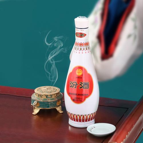 汾酒山西杏花村乳玻48度475ml6瓶清香香型