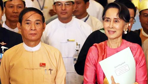 摘要:温敏28日在缅甸联邦议会选举中赢得选票超过半数将当选总统.