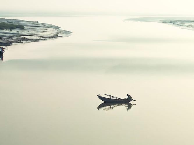 渔舟唱晚 古筝曲配图.ppt