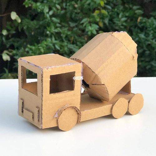 亲子手工diy-纸箱汽车07_亲子_手工diy_汽车_手工制作_幼儿园_亲子