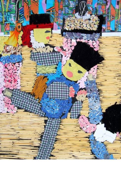 综合材料手工作品