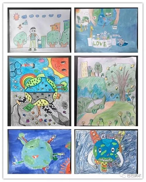 巴巴美术丨文明横栏健康新城环保绘画大赛获奖名单公布