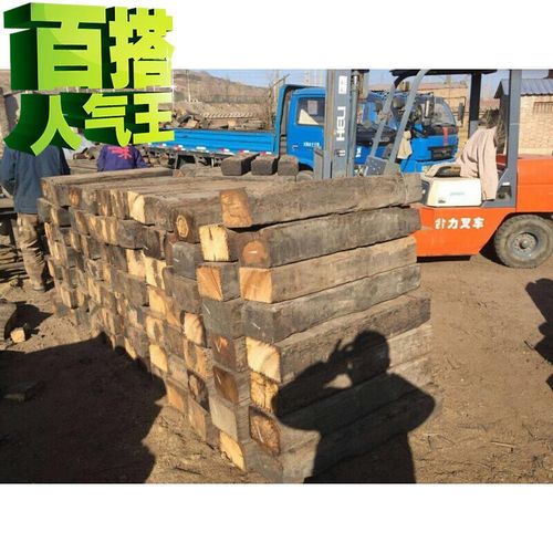 防腐木条子长条枕木垫木车用枕木垫木吊车用f枕木原木