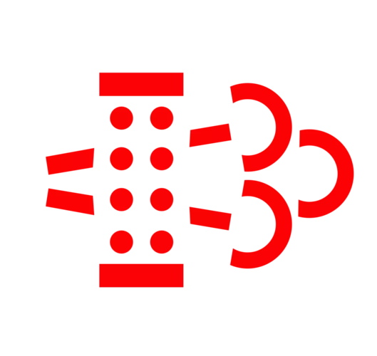 黄色警告灯和红色停机指示灯,说明发动机存在与后处理系统有关的故障