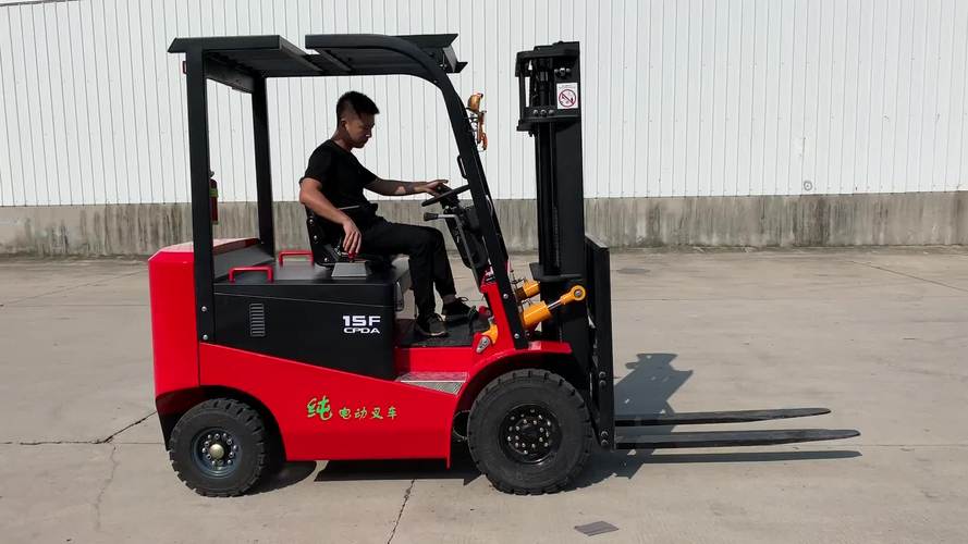 四轮座驾式电动叉车15吨全电动堆高车小型电动叉车升高车
