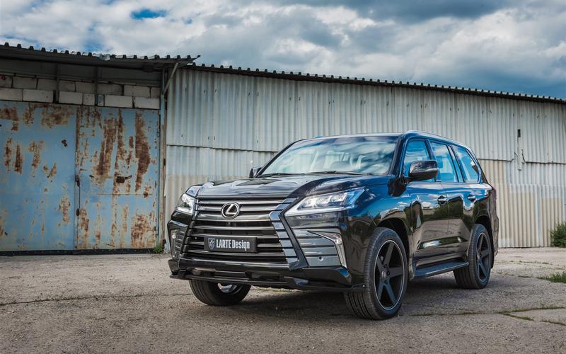 雷克萨斯lx 570黑色suv车 壁纸 - 1680x1050