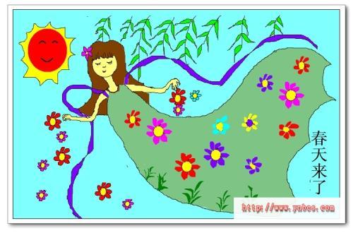 春姑娘简笔画