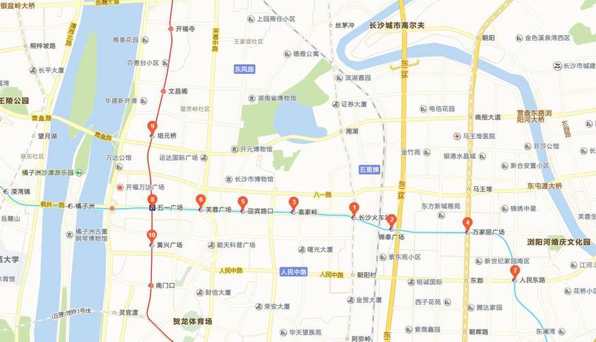 114路,362路,星沙103路,126路公交站:五里牌参会交通工具指引长沙