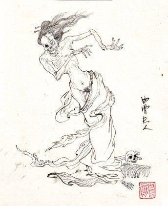 西游记中的白骨精简笔画怎么画