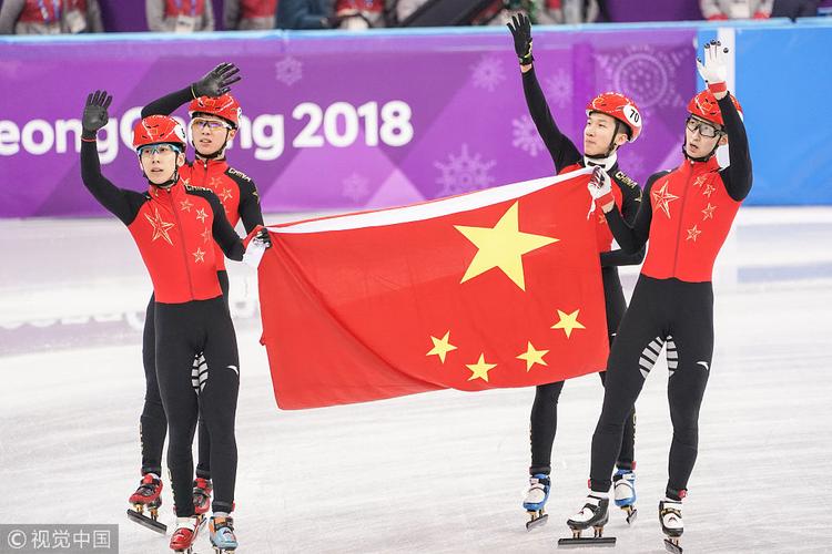 2018平昌冬奥会短道速滑男子5000米接力决赛,中国队摘银.