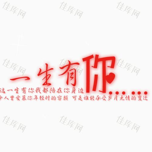 一生有你