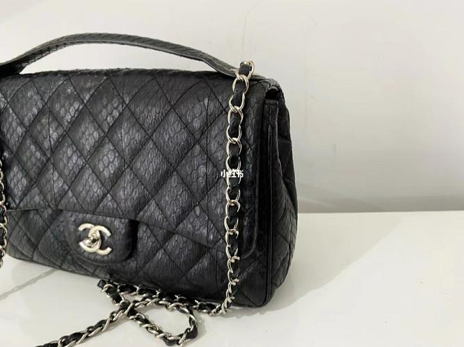 分享100只中古包74chanel黑银蛇皮