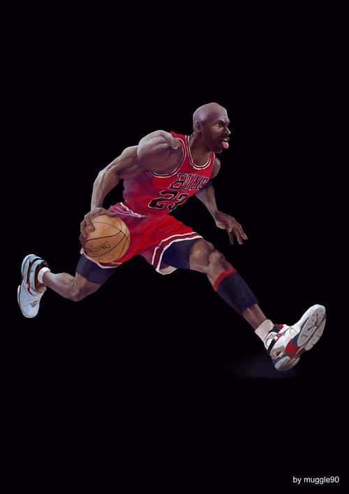 where amazing happens 迈克尔乔丹 手绘练习