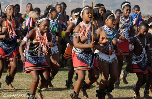 斯威士兰2012斯威士兰国王选妃盛典