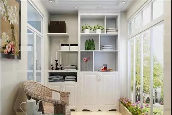 房子装修设计不想让几万块的阳台变枯燥晾衣间简单几招大变样