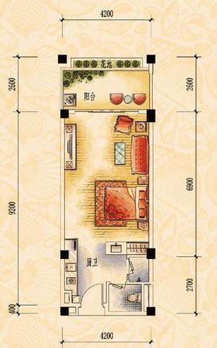 碧桂园·金沙滩主力户型图