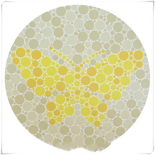 6张色盲色弱检测图,图6最难,图4有人叫它"扑棱蛾子"