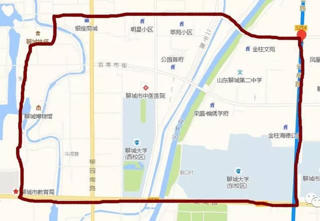 湖南路以南,古运河以东,南外环路以北,东昌府辖区范围内的小学毕业生.