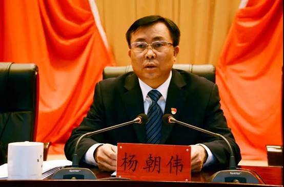 县委书记杨朝伟出席会议并讲话