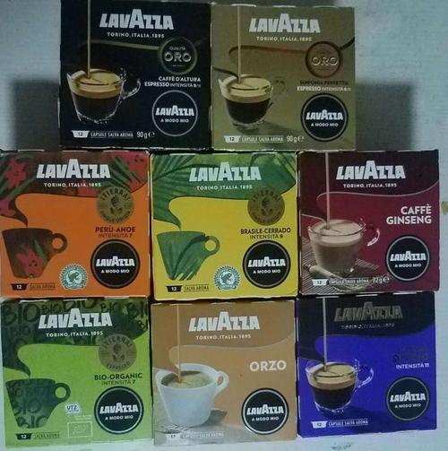 新款意大利lavazzamodomio口味组合咖啡胶囊12粒装