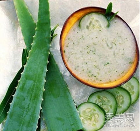 自制面膜:diy芦荟面膜美白祛斑配方
