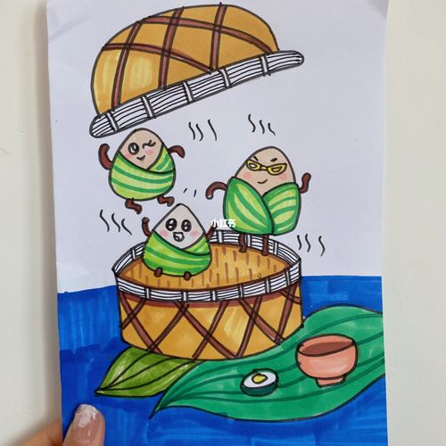 端午节 粽子儿童画_粽子_儿童画_端午节去哪玩_夏天去