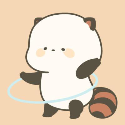 浣熊萌二头像卡通