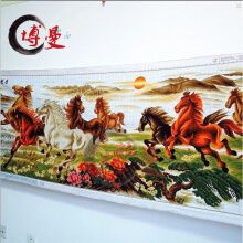 八骏图八骏奔腾