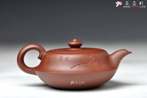 紫砂壶工艺艺术师邵文作品合菱 泥料 美壶网