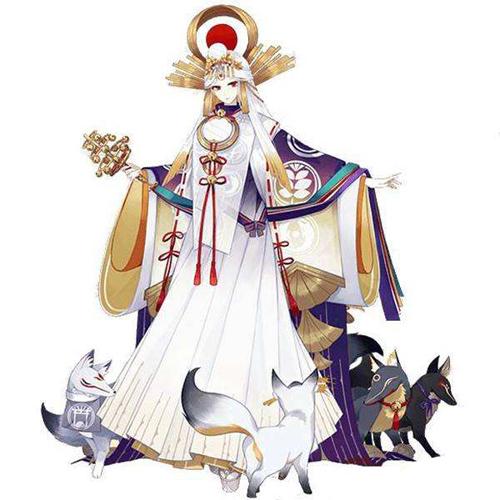 阴阳师sp御馔津原画介绍 稻荷神御馔津高清图片