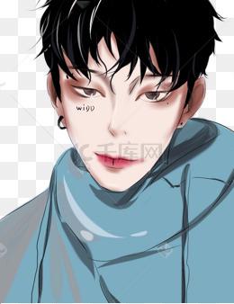 单眼皮帅气小哥哥