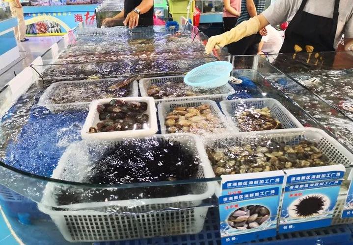 游最美海花岛品超生猛海鲜马井滨海新区海鲜加工广场试营业优惠超多