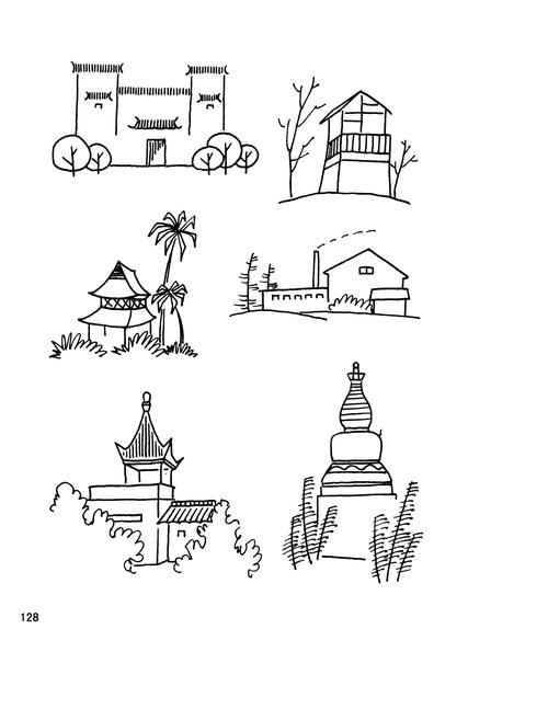 简笔画风景静物画131p