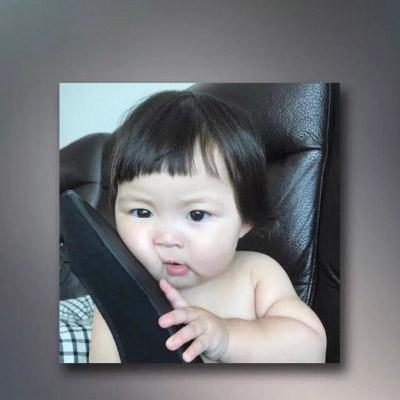 可爱呆萌小女孩头像 超萌小萌娃头像