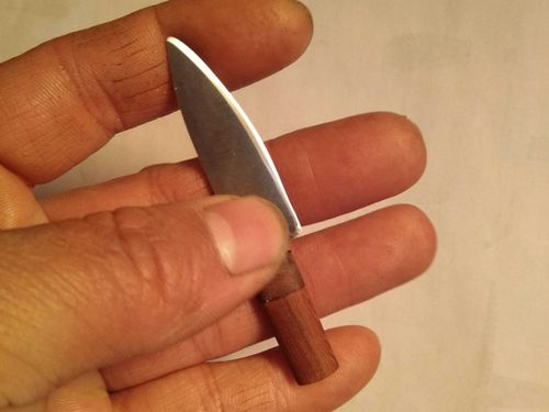 袖珍迷你小厨刀可切肉微型厨具水果刀西式厨刀特种不锈钢包邮 5cm