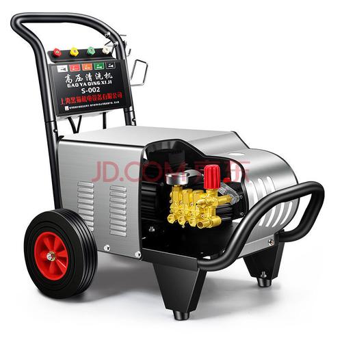 上海黑猫超高压洗车店神器 220v 380v 大功率商用清洗机养殖强力水枪